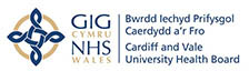 Cardiff and Vale UHB logo.