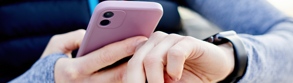 Pink iphone